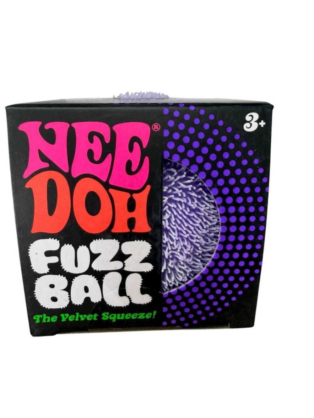 NeeDoh Fuzz Ball PURPLE New in Box Authentic Schylling